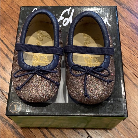 Sam Edelman Felicia infant shoes glitter holiday - Picture 3 of 8